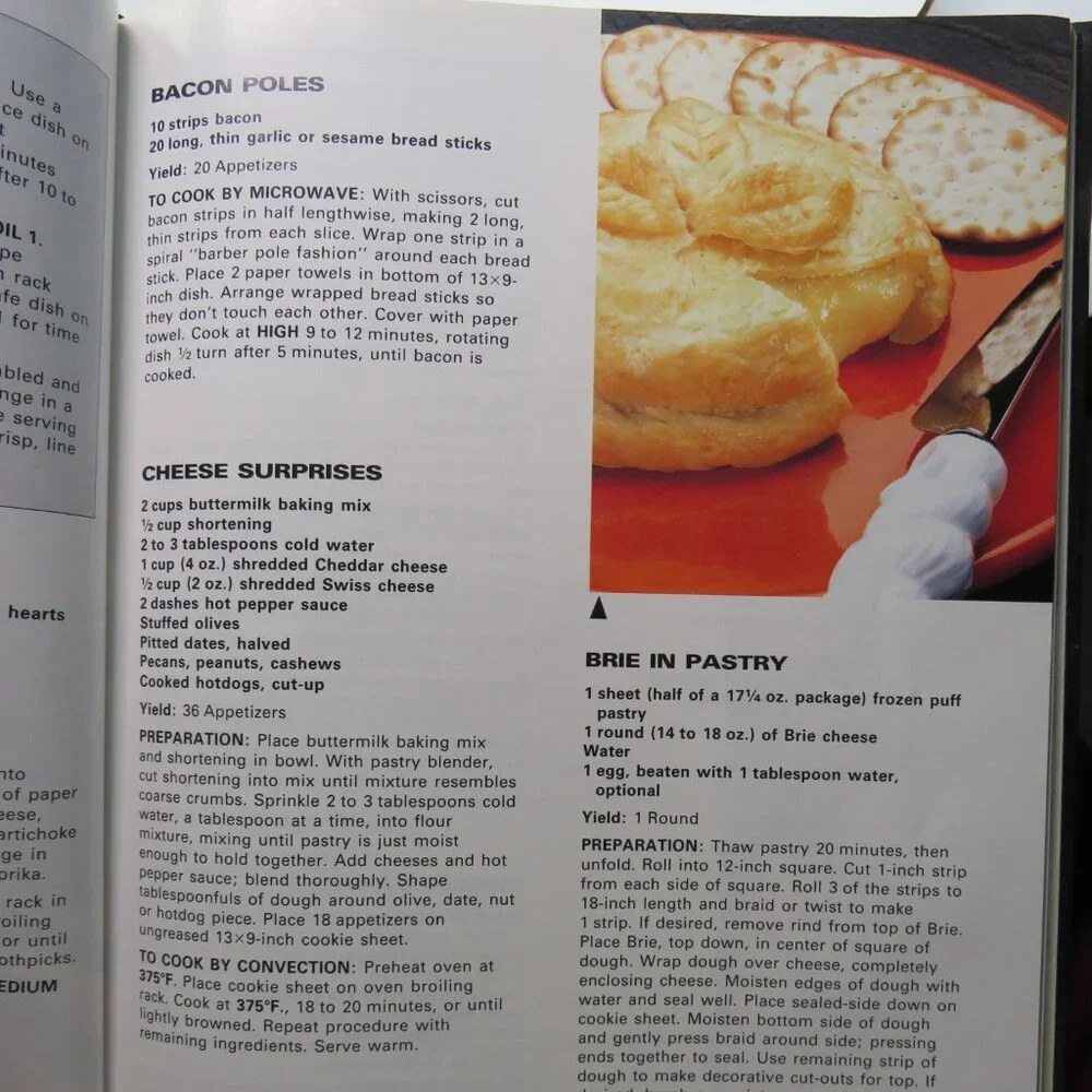 JCPenney Convection Microwave Oven Cookbook 1985 Hardback